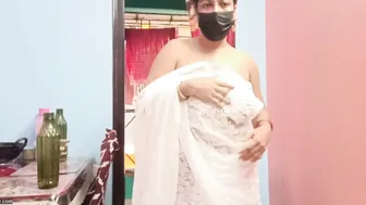 Hairy Milf In Saree Teasing With Big Tits Before Getting Wild
