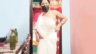 Hairy Milf In Saree Teasing With Big Tits Before Getting Wild