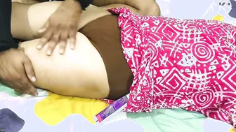 Village Aunty Getting Oil Massage From Nephew Gone Sexual