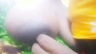 Tamil Wife's Huge Tits Getting Squeezed By Neighbor While Alone