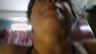 Married Couple Fucking Indian Style Showing Off Her Nipples