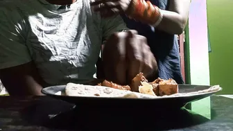 Horny Neighbor Aunty Seducing Me In Kitchen While Cooking