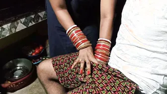 Horny Neighbor Aunty Seducing Me In Kitchen While Cooking