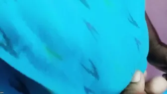 Tamil Maid Aunty Getting Her Big Boobs Pressed And Fucked Hard
