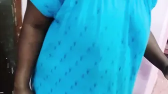 Tamil Maid Aunty Getting Her Big Boobs Pressed And Fucked Hard