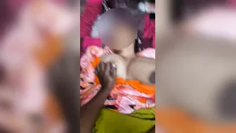 Married Aunty Bouncing Her Big Tits Hard Riding In Saree