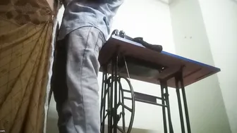 Married Aunty Fucking Tailor Next Door Doggy Style In Kitchen
