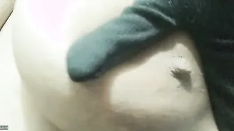 Squeezing And Sucking On My Sexy Aunty Soft Milky Nipples