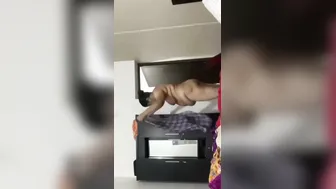 Secretly Filming Mature Aunty Getting Naked In Her Bedroom