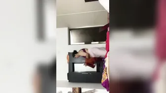 Secretly Filming Mature Aunty Getting Naked In Her Bedroom