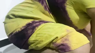 Tamil Maid Aunty Showing Off Her Huge Boobs While Working