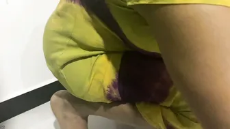 Tamil Maid Aunty Showing Off Her Huge Boobs While Working