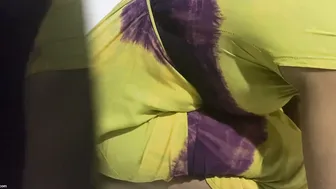 Tamil Maid Aunty Showing Off Her Huge Boobs While Working