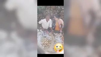 Punjabi Married Woman Jerking Off The Fruit Seller Behind Her House