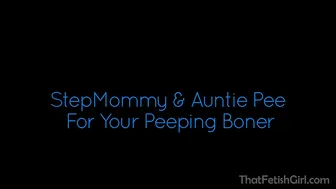 Watching My Neighbor Aunty Strip Naked And Pissing In Her Bathroom