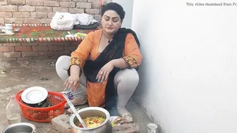 Village Aunty Caught On Camera During Her Morning House Routine