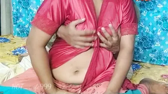 Busty Aunty With Big Ass Fucking Her Man In Bedroom