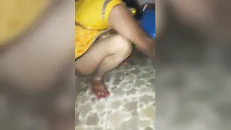 Recording My Aunty Cleaning Her Wet Pussy Right After We Fucked