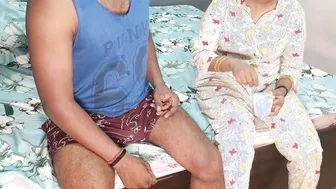 Aunty Getting Cream Filled By Young Guy Who Came To Deliver Milk