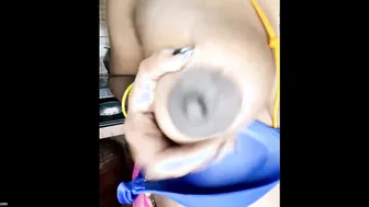 Tamil Aunty Massaging Her Puffy Nipples Talking Dirty In Blouse