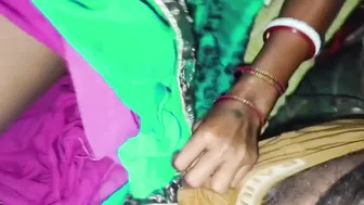 Village Bhabhi First Night Outdoors Getting Fucked Under The Sky