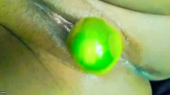 Spreading Oiled Slick Pussy Fucking Tight Desi Aunty Deeply