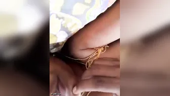 Indian Aunty Getting Horny And Touching Herself On The Couch
