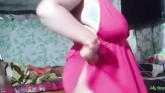 Mallu Aunty Stripping Naked Showing Big Tits For Her Stepbrother