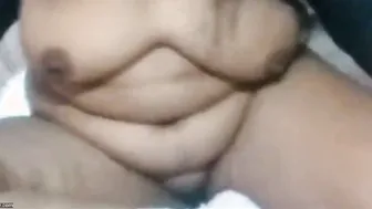 Fat Married Aunty Playing With Dildo Before Boyfriend Pounds Her