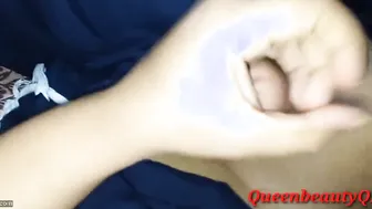 Pregnant Married Woman Riding Me Hard While Home Alone Together