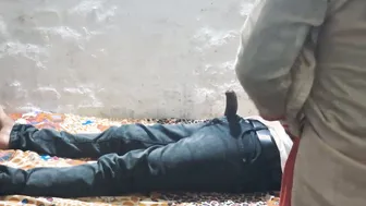 Busty Tamil Aunty Stroking My Thick Cock In Her Bedroom