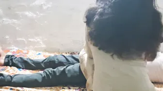 Busty Tamil Aunty Stroking My Thick Cock In Her Bedroom