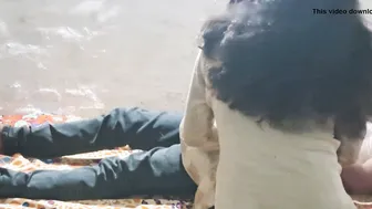 Busty Tamil Aunty Stroking My Thick Cock In Her Bedroom