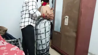 Telugu Aunty Riding Husband Raw Talking Filthy In Open Saree