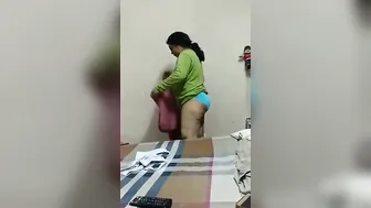 Mature Indian Aunty Caught Changing Clothes At Home Secretly