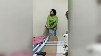 Mature Indian Aunty Caught Changing Clothes At Home Secretly
