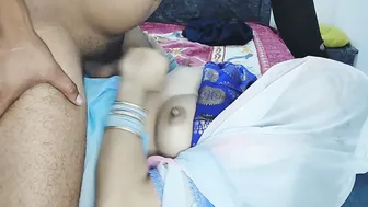 Neighbor Aunty Caught Playing Alone Getting Kissed By Young Guy