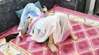Neighbor Aunty Caught Playing Alone Getting Kissed By Young Guy