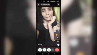 South Indian Aunty Flashing Her Big Tits During Video Call Fun