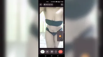 South Indian Aunty Flashing Her Big Tits During Video Call Fun