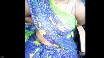 Tamil Aunty Exposing Huge Tits And Playing With Swollen Nipples