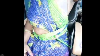 Tamil Aunty Exposing Huge Tits And Playing With Swollen Nipples