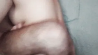 Squeezing Her Soft Boobs While Aunty Moans Begging For More