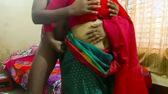 Young Desi Couple Losing Virginity Together Aunty Joins In