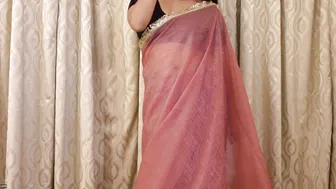 Desi Aunty Stripping Saree Seducing Neighbor For Hardcore Fucking