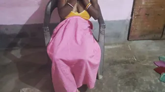 Bangali Wife Bent Over Kitchen Chair Moaning In Pure Pleasure