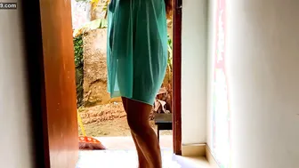 Curvy Desi Aunty Caught Bathing By Neighbor Secretly Filming Her