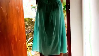 Curvy Desi Aunty Caught Bathing By Neighbor Secretly Filming Her