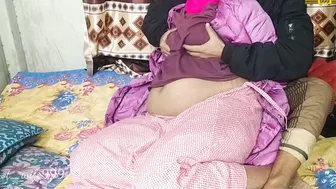Homemade Indian Aunty Riding Her Man Showing Off That Big Ass