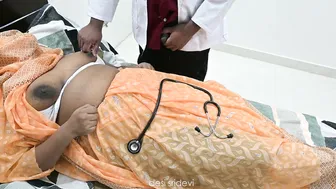 Village Aunty Getting Her Boobs Checked By Local Doctor Inside
